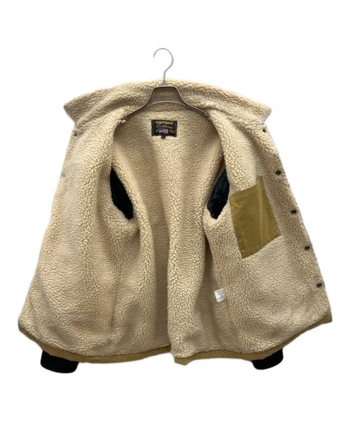 VANSON（バンソン）VANSON (バンソン) 裏ボアコーデュロイジャケット ベージュ サイズ:Lの古着・服飾アイテム