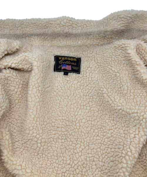 VANSON（バンソン）VANSON (バンソン) 裏ボアコーデュロイジャケット ベージュ サイズ:Lの古着・服飾アイテム