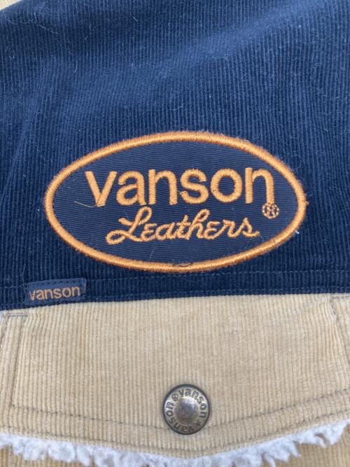 VANSON（バンソン）VANSON (バンソン) 裏ボアコーデュロイジャケット ベージュ サイズ:Lの古着・服飾アイテム