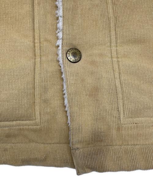 VANSON（バンソン）VANSON (バンソン) 裏ボアコーデュロイジャケット ベージュ サイズ:Lの古着・服飾アイテム