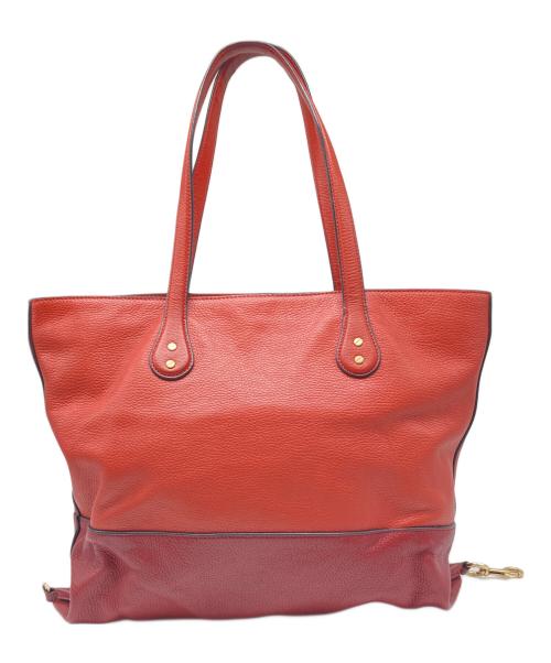 MARC JACOBS（マークジェイコブス）MARC JACOBS (マークジェイコブス) トートバッグ オレンジ×レッドの古着・服飾アイテム