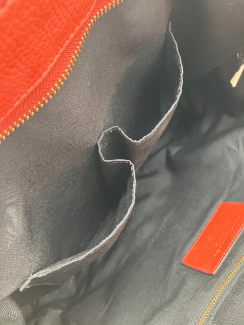 MARC JACOBS（マークジェイコブス）MARC JACOBS (マークジェイコブス) トートバッグ オレンジ×レッドの古着・服飾アイテム