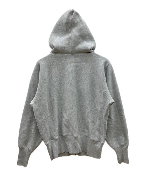 Champion REVERSE WEAVE（チャンピオン リバース ウィーブ）Champion REVERSE WEAVE (チャンピオン リバース ウィーブ) ジップパーカー グレー サイズ:Ｍの古着・服飾アイテム