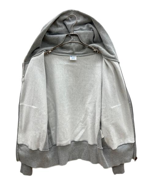 Champion REVERSE WEAVE（チャンピオン リバース ウィーブ）Champion REVERSE WEAVE (チャンピオン リバース ウィーブ) ジップパーカー グレー サイズ:Ｍの古着・服飾アイテム