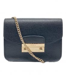 FURLA（フルラ）の古着「メトロポリスチェーンショルダーバッグ」
