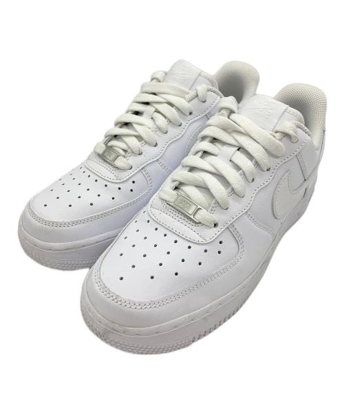 NIKE（ナイキ）NIKE (ナイキ) AIR FORCE1 ホワイト サイズ:24.5cmの古着・服飾アイテム