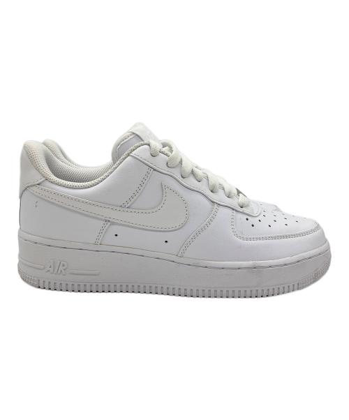 NIKE（ナイキ）NIKE (ナイキ) AIR FORCE1 ホワイト サイズ:24.5cmの古着・服飾アイテム
