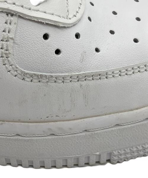 NIKE（ナイキ）NIKE (ナイキ) AIR FORCE1 ホワイト サイズ:24.5cmの古着・服飾アイテム