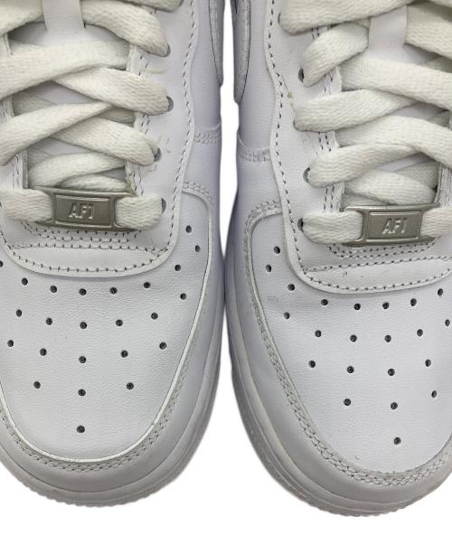 NIKE（ナイキ）NIKE (ナイキ) AIR FORCE1 ホワイト サイズ:24.5cmの古着・服飾アイテム