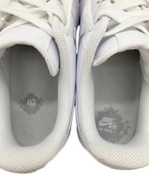 NIKE（ナイキ）NIKE (ナイキ) AIR FORCE1 ホワイト サイズ:24.5cmの古着・服飾アイテム