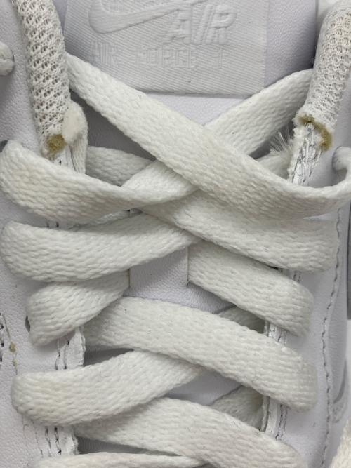NIKE（ナイキ）NIKE (ナイキ) AIR FORCE1 ホワイト サイズ:24.5cmの古着・服飾アイテム