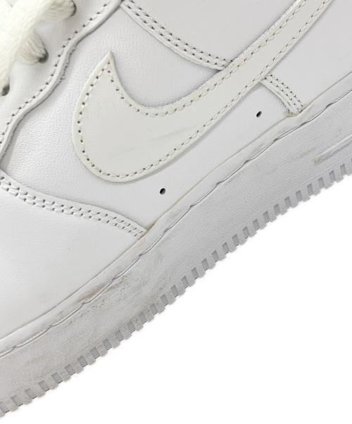 NIKE（ナイキ）NIKE (ナイキ) AIR FORCE1 ホワイト サイズ:24.5cmの古着・服飾アイテム
