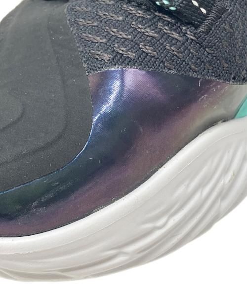 UNDER ARMOUR（アンダーアーマー）UNDER ARMOUR (アンダーアーマー) バスケットボールシューズ ブラック×ホワイト×グリーン サイズ:27cmの古着・服飾アイテム