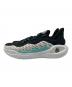 UNDER ARMOUR (アンダーアーマー) バスケットボールシューズ ブラック×ホワイト×グリーン サイズ:27cm：5000円