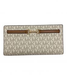 MICHAEL KORS（マイケルコース）の古着「長財布」｜ホワイト×ブラウン