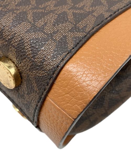 MICHAEL KORS（マイケルコース）MICHAEL KORS (マイケルコース) ニューベリーミディアムチェーントート ブラウンの古着・服飾アイテム
