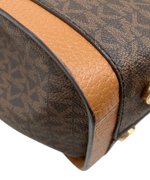 MICHAEL KORS（マイケルコース）MICHAEL KORS (マイケルコース) ニューベリーミディアムチェーントート ブラウンの古着・服飾アイテム