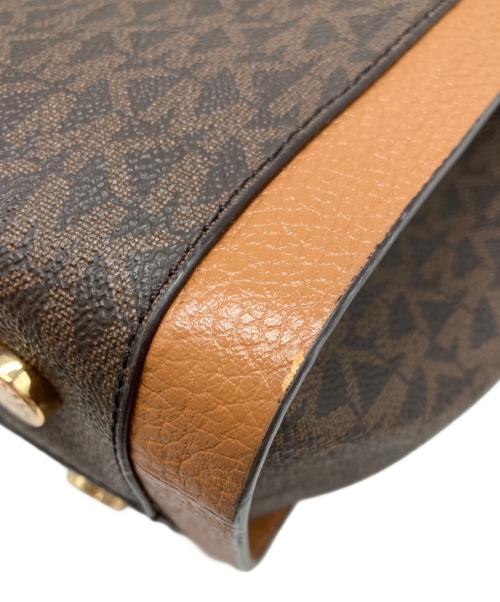 MICHAEL KORS（マイケルコース）MICHAEL KORS (マイケルコース) ニューベリーミディアムチェーントート ブラウンの古着・服飾アイテム
