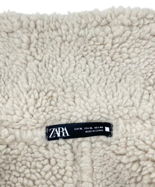 ZARA（ザラ）ZARA (ザラ) ライダースジャケット アイボリー サイズ:XLの古着・服飾アイテム