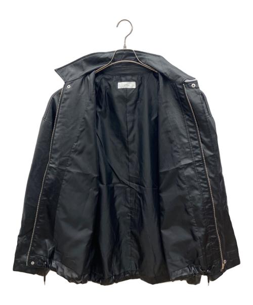 ADRER（アドラー）ADRER (アドラー) フェイクレザージャケット ブラック サイズ:Lの古着・服飾アイテム