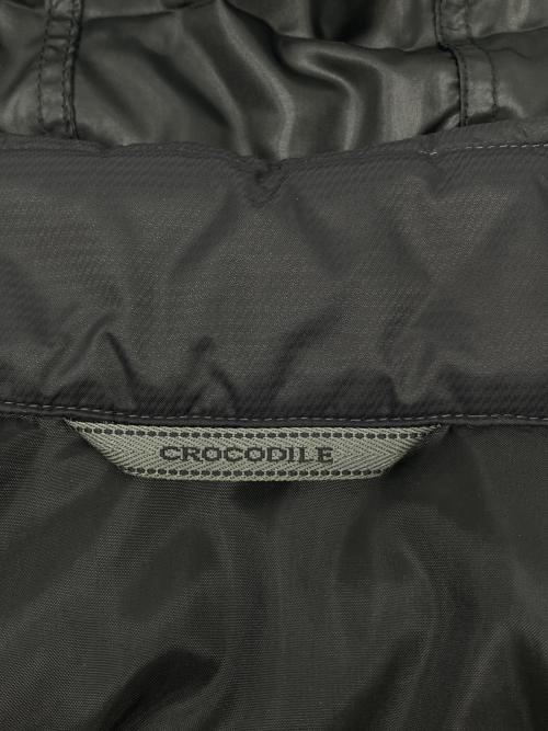CROCODILE（クロコダイル）CROCODILE (クロコダイル) ダウンジャケット ブラック サイズ:Lの古着・服飾アイテム