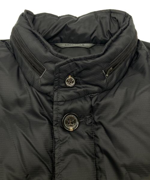 CROCODILE（クロコダイル）CROCODILE (クロコダイル) ダウンジャケット ブラック サイズ:Lの古着・服飾アイテム