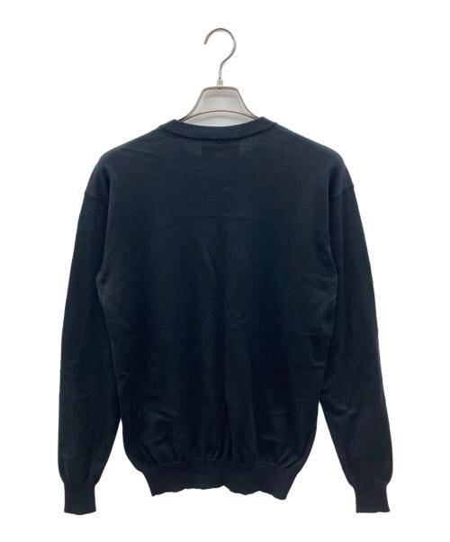 MOSCHINO（モスキーノ）MOSCHINO (モスキーノ) 薄手ニット ブラック サイズ:38の古着・服飾アイテム