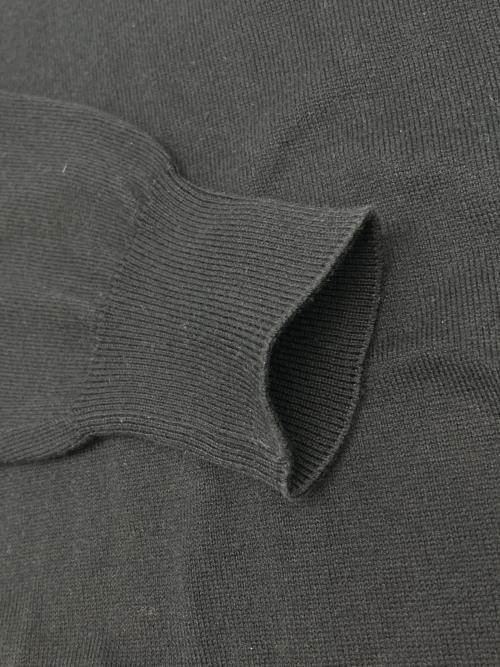 MOSCHINO（モスキーノ）MOSCHINO (モスキーノ) 薄手ニット ブラック サイズ:38の古着・服飾アイテム