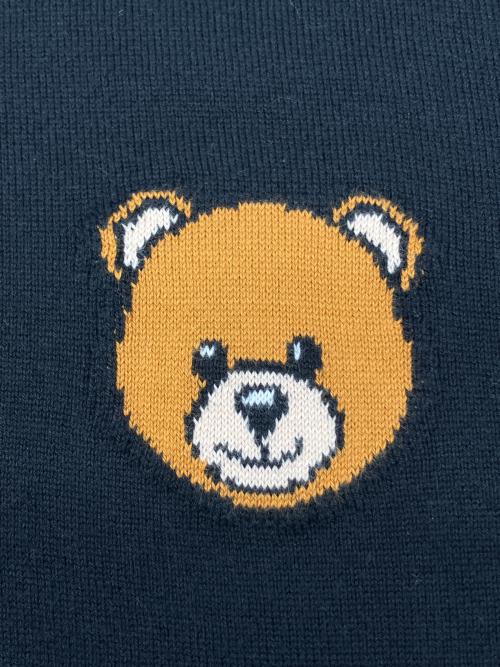MOSCHINO（モスキーノ）MOSCHINO (モスキーノ) 薄手ニット ブラック サイズ:38の古着・服飾アイテム