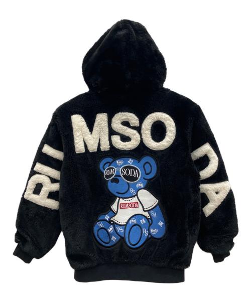 RUMSODA（ラムソーダ）RUMSODA (ラムソーダ) ボアジャケット ブラック×ホワイト サイズ:XLの古着・服飾アイテム