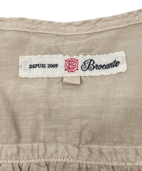 BROCANTE（ブロカント）BROCANTE (ブロカント) 長袖ブラウス ベージュ サイズ:2の古着・服飾アイテム