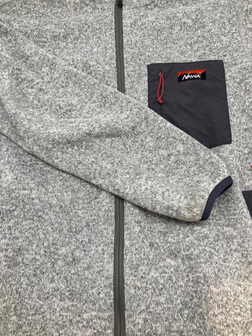 NANGA（ナンガ）NANGA (ナンガ) ポーラテックフリースジップブルゾン グレー サイズ:Sの古着・服飾アイテム