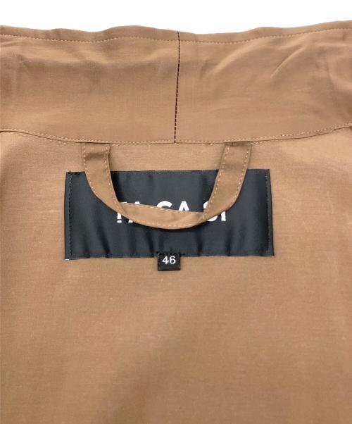 TACASI（タキャシ）TACASI (タキャシ) トレンチコート ブラウン サイズ:46の古着・服飾アイテム
