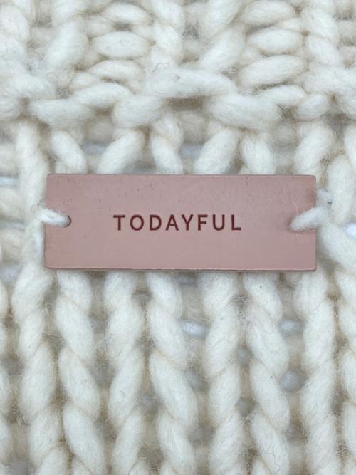 TODAYFUL（トゥデイフル）TODAYFUL (トゥデイフル) ニットコート アイボリー サイズ:38の古着・服飾アイテム