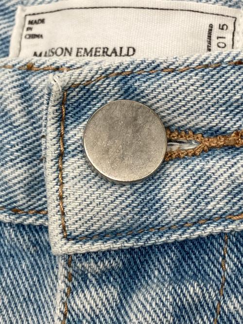maison emerald（メゾンエメラルド）maison emerald (メゾンエメラルド) ハーフパンツ スカイブルー サイズ:Lの古着・服飾アイテム
