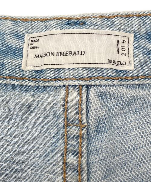 maison emerald（メゾンエメラルド）maison emerald (メゾンエメラルド) ハーフパンツ スカイブルー サイズ:Lの古着・服飾アイテム