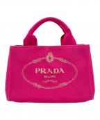 PRADAプラダ）の古着「ハンドバッグ カナパ」｜ピンク