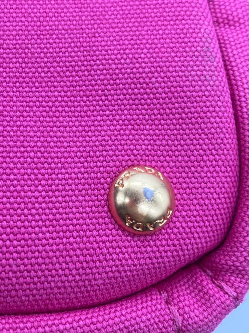 PRADA（プラダ）PRADA (プラダ) ハンドバッグ カナパ ピンクの古着・服飾アイテム