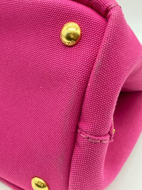 PRADA（プラダ）PRADA (プラダ) ハンドバッグ カナパ ピンクの古着・服飾アイテム