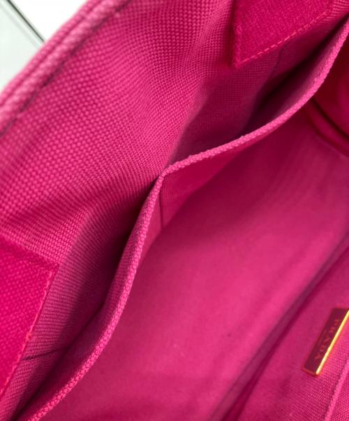 PRADA（プラダ）PRADA (プラダ) ハンドバッグ カナパ ピンクの古着・服飾アイテム