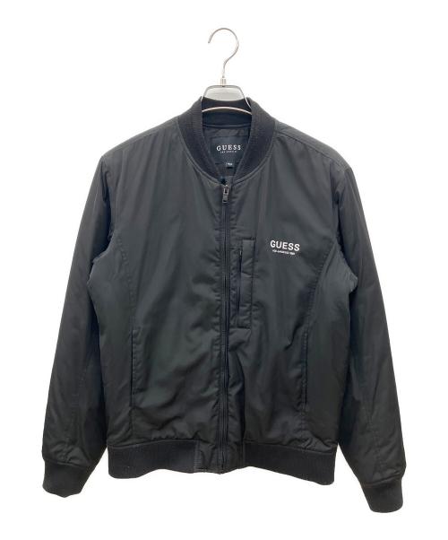 GUESS（ゲス）GUESS (ゲス) 中綿ジャケット ブラック サイズ:Lの古着・服飾アイテム