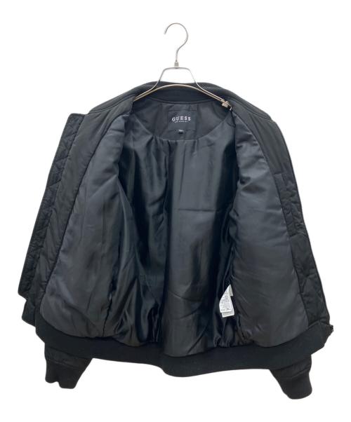 GUESS（ゲス）GUESS (ゲス) 中綿ジャケット ブラック サイズ:Lの古着・服飾アイテム