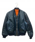 CORINTH MFG. CO.コリンズ）の古着「MA-1ジャケット」｜ネイビー