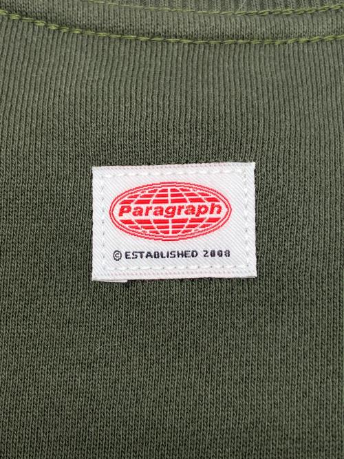 paragraph（パラグラフ）paragraph (パラグラフ) スウェット グリーン サイズ:不明の古着・服飾アイテム