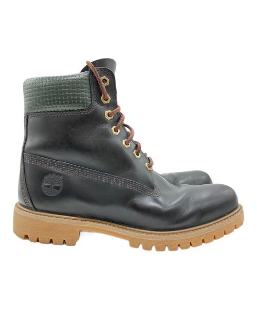 Timberland（ティンバーランド）Timberland (ティンバーランド) ブーツ ブラック×グリーン サイズ:26cmの古着・服飾アイテム