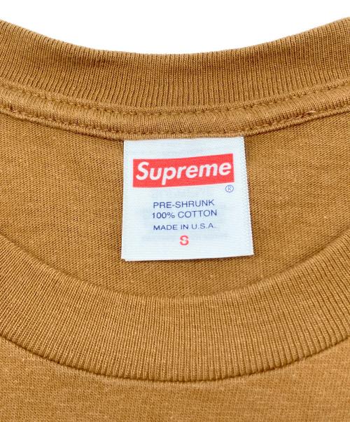 SUPREME（シュプリーム）SUPREME (シュプリーム) 半袖カットソー ブラウン サイズ:Sの古着・服飾アイテム