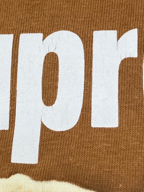 SUPREME（シュプリーム）SUPREME (シュプリーム) 半袖カットソー ブラウン サイズ:Sの古着・服飾アイテム