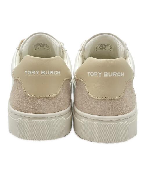 TORY BURCH（トリーバーチ）TORY BURCH (トリーバーチ) ローカットスニーカー ホワイト サイズ:US 6.5の古着・服飾アイテム