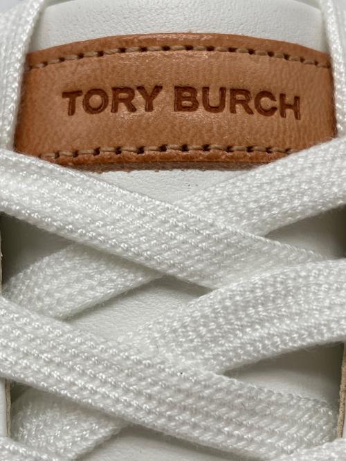 TORY BURCH（トリーバーチ）TORY BURCH (トリーバーチ) ローカットスニーカー ホワイト サイズ:US 6.5の古着・服飾アイテム
