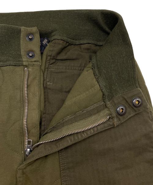 RRL（ダブルアールエル）RRL (ダブルアールエル) キルティングジョガーパンツ　TALON グリーン サイズ:不明の古着・服飾アイテム